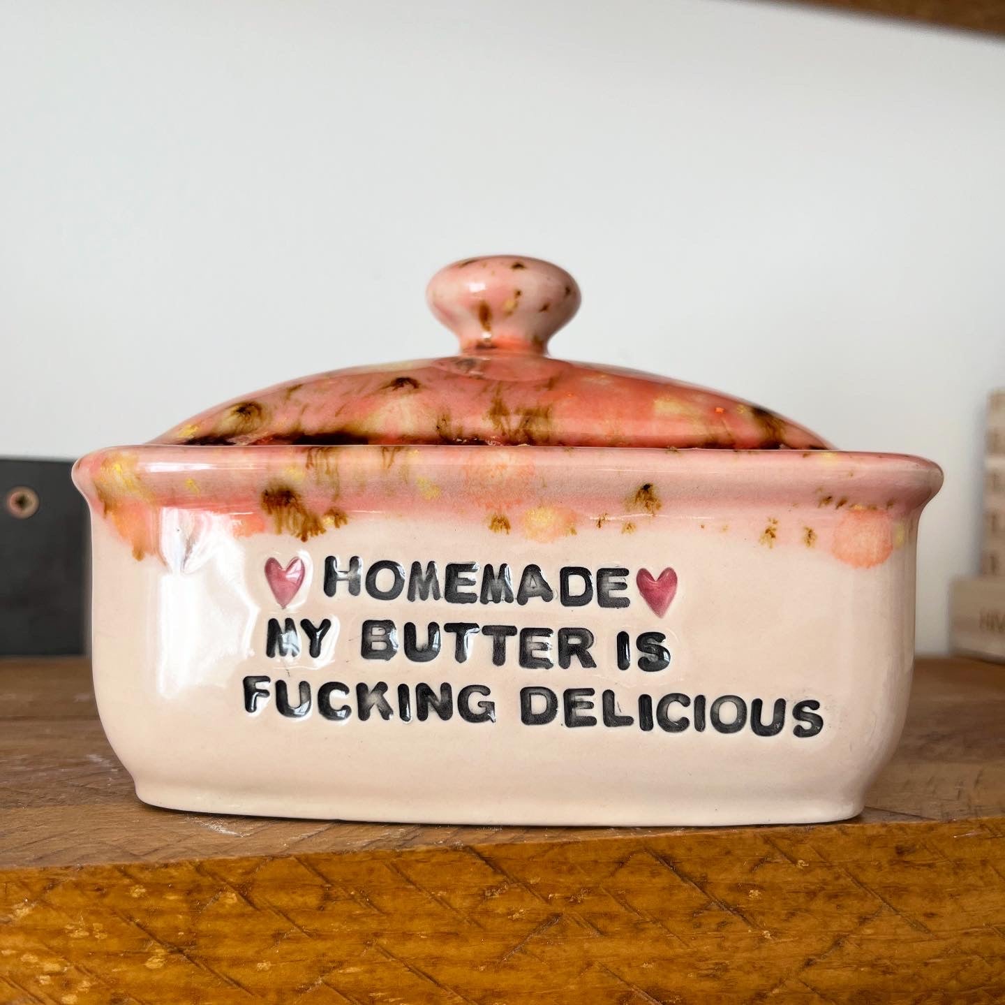 MADE TO ORDER Butter Dish (8-9 weeks)