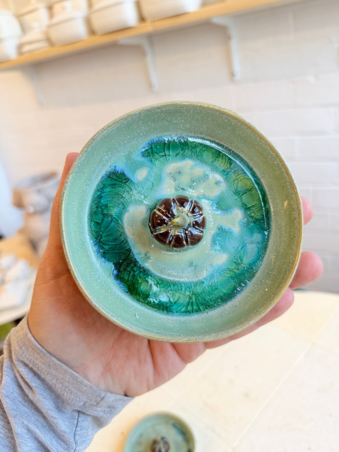 Pumpkin trinket dish