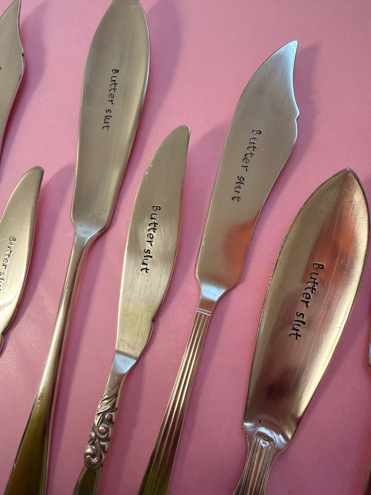 Hand Stamped Butter Knife