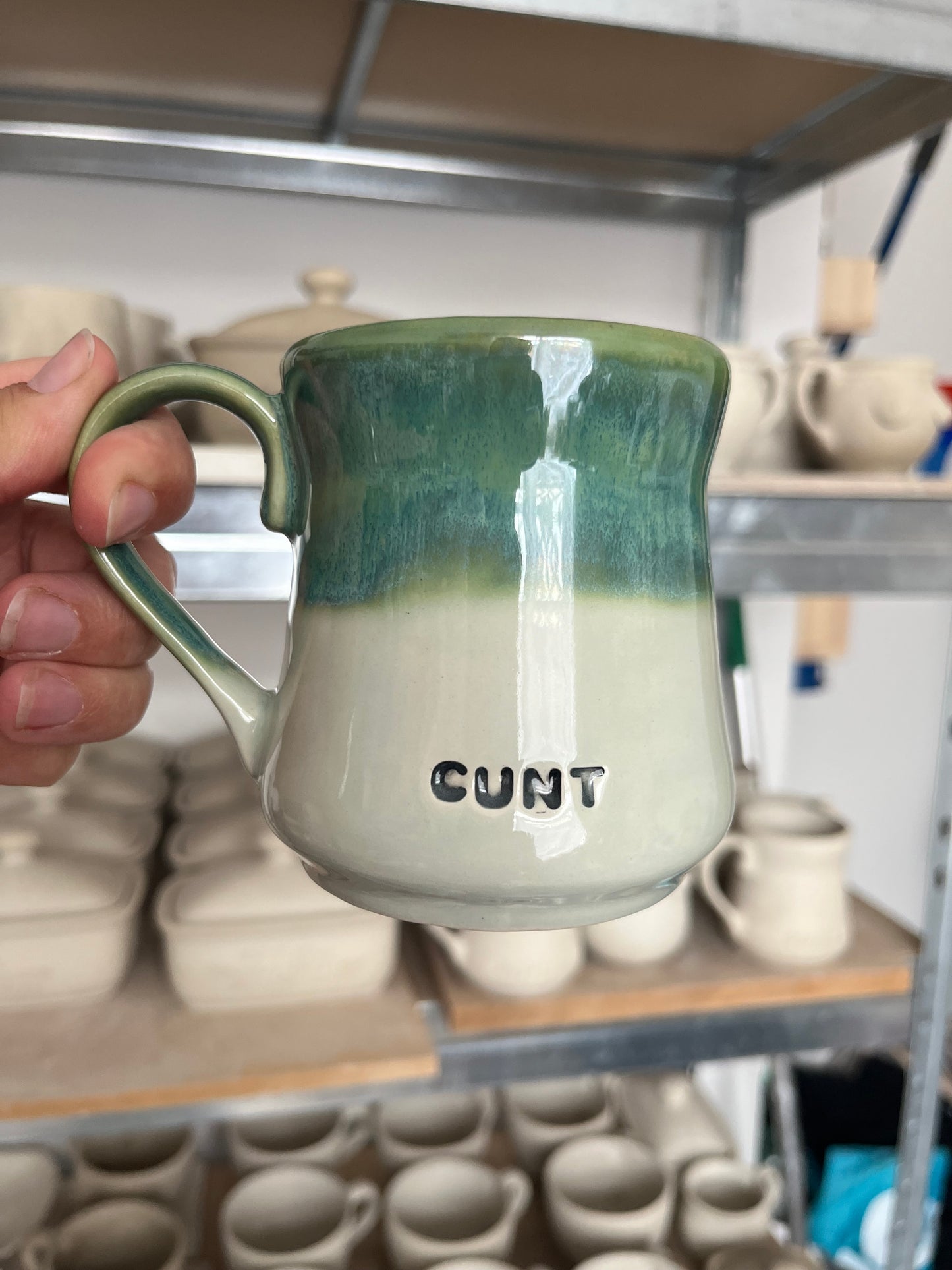 Handmade Sweary Miriam Mug - CUNT