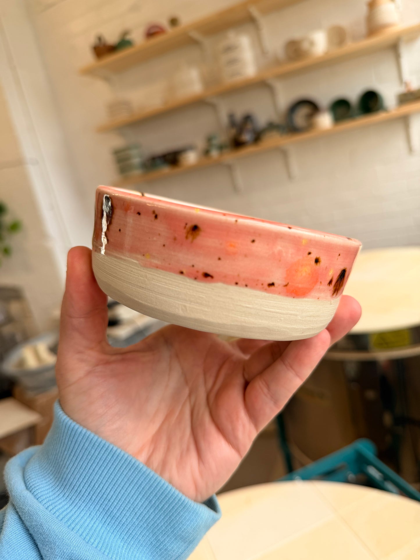 SECONDS Handmade Snack Bowl - DIETS FUCKED THEN....FAT CUNT