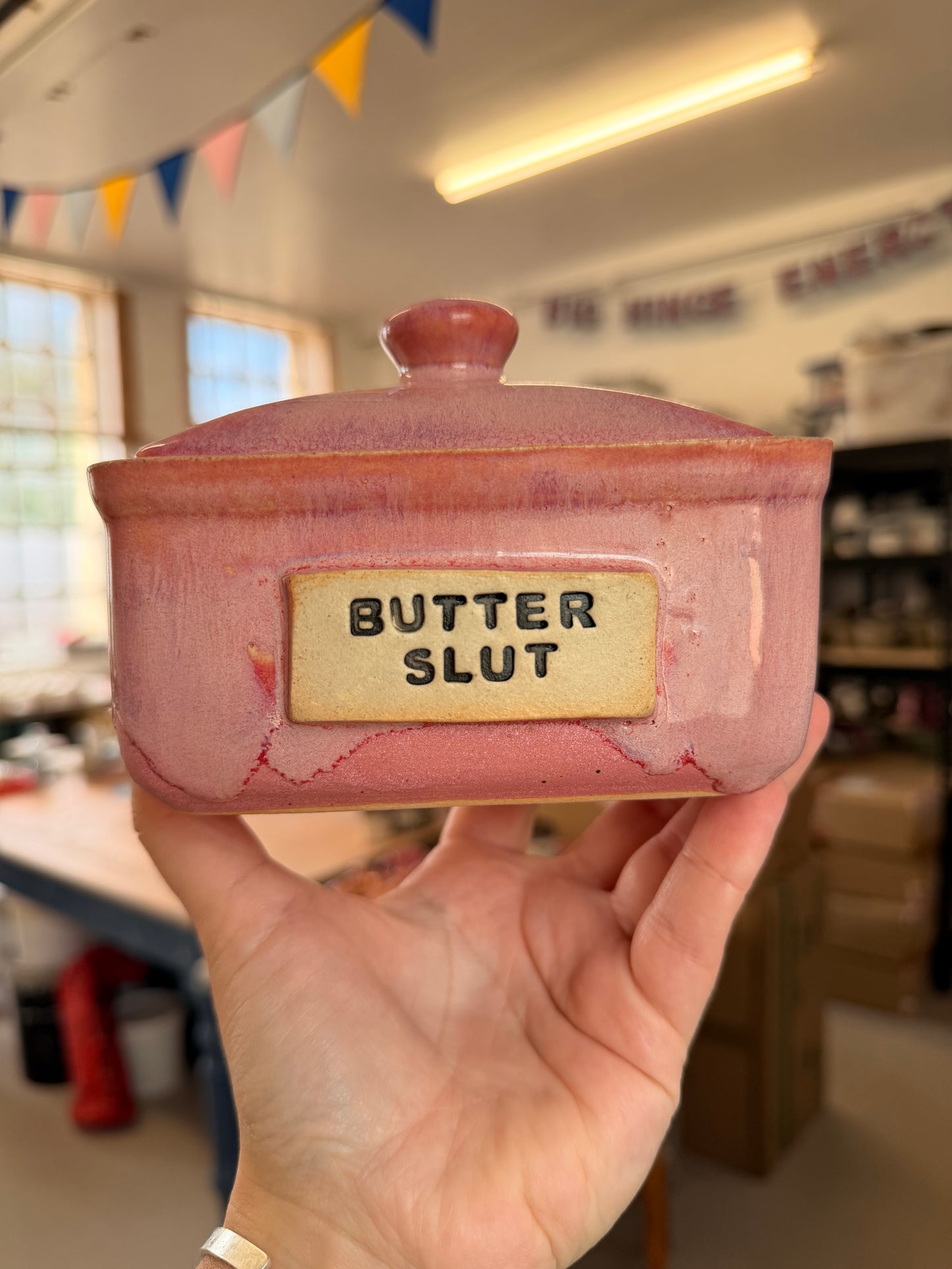 Studio Bitches Rustic Butter Dish - BUTTER SLUT
