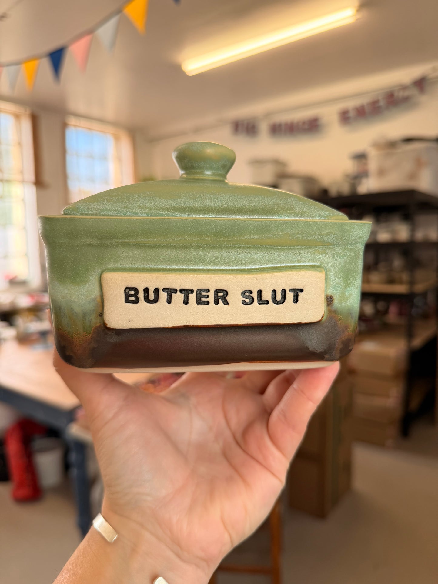 Studio Bitches Rustic Butter Dish - BUTTER SLUT