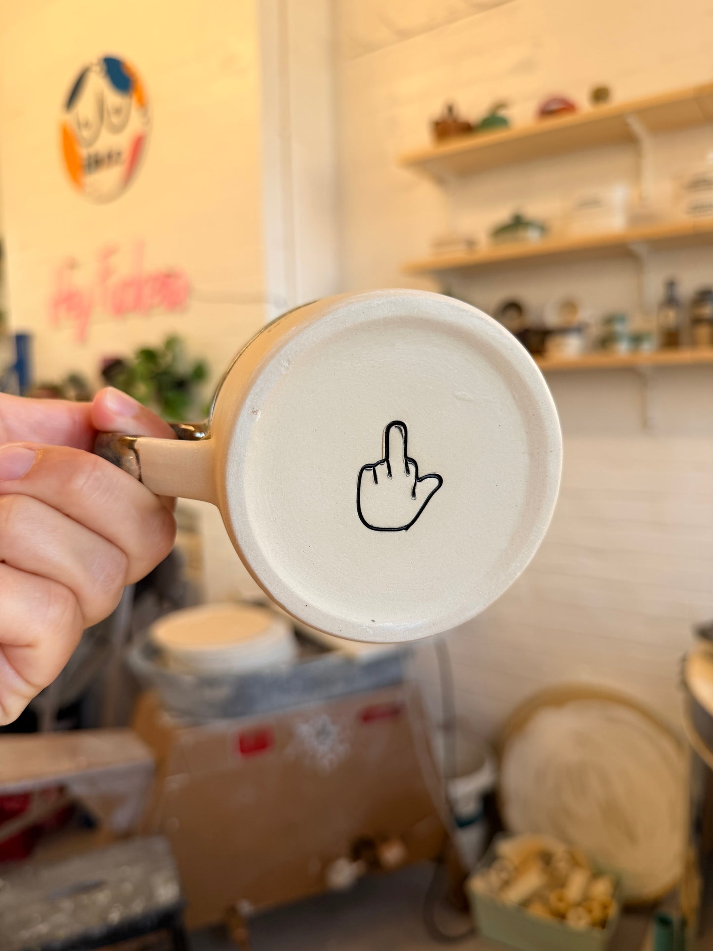 FCOFFFF Mug - GO FUCK YOURSELF (Middle finger)