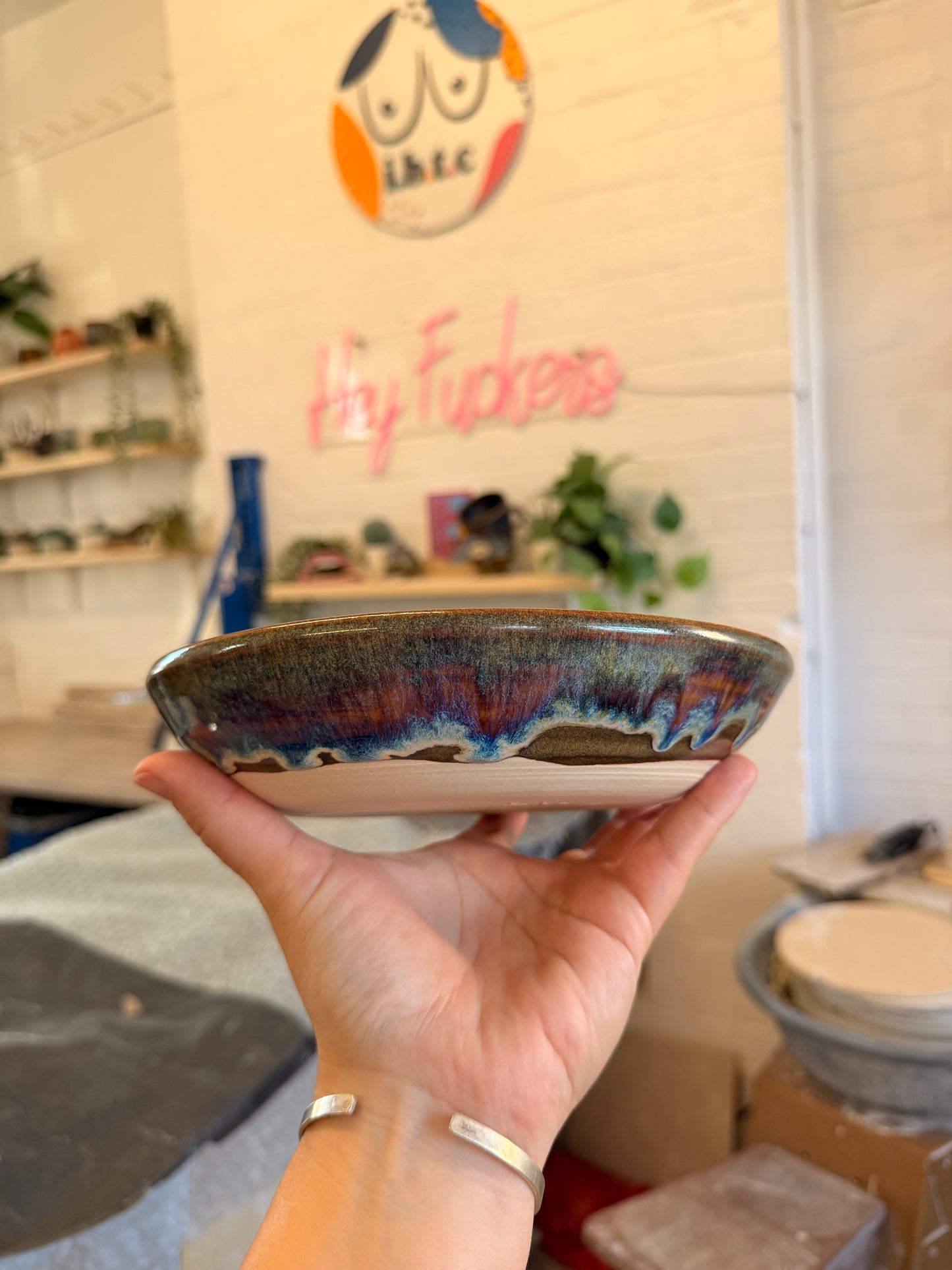 Handmade Snack Bowl - YOU GREEDY FUCKING BASTARD