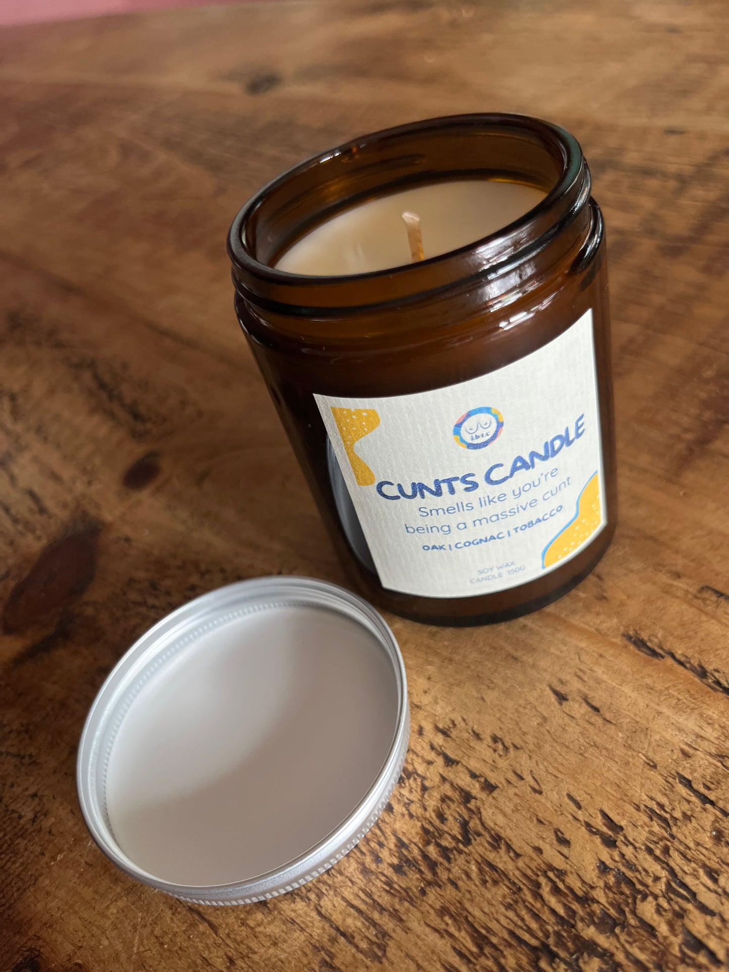 Cunts Candle - Oak, Cognac, Tobacco