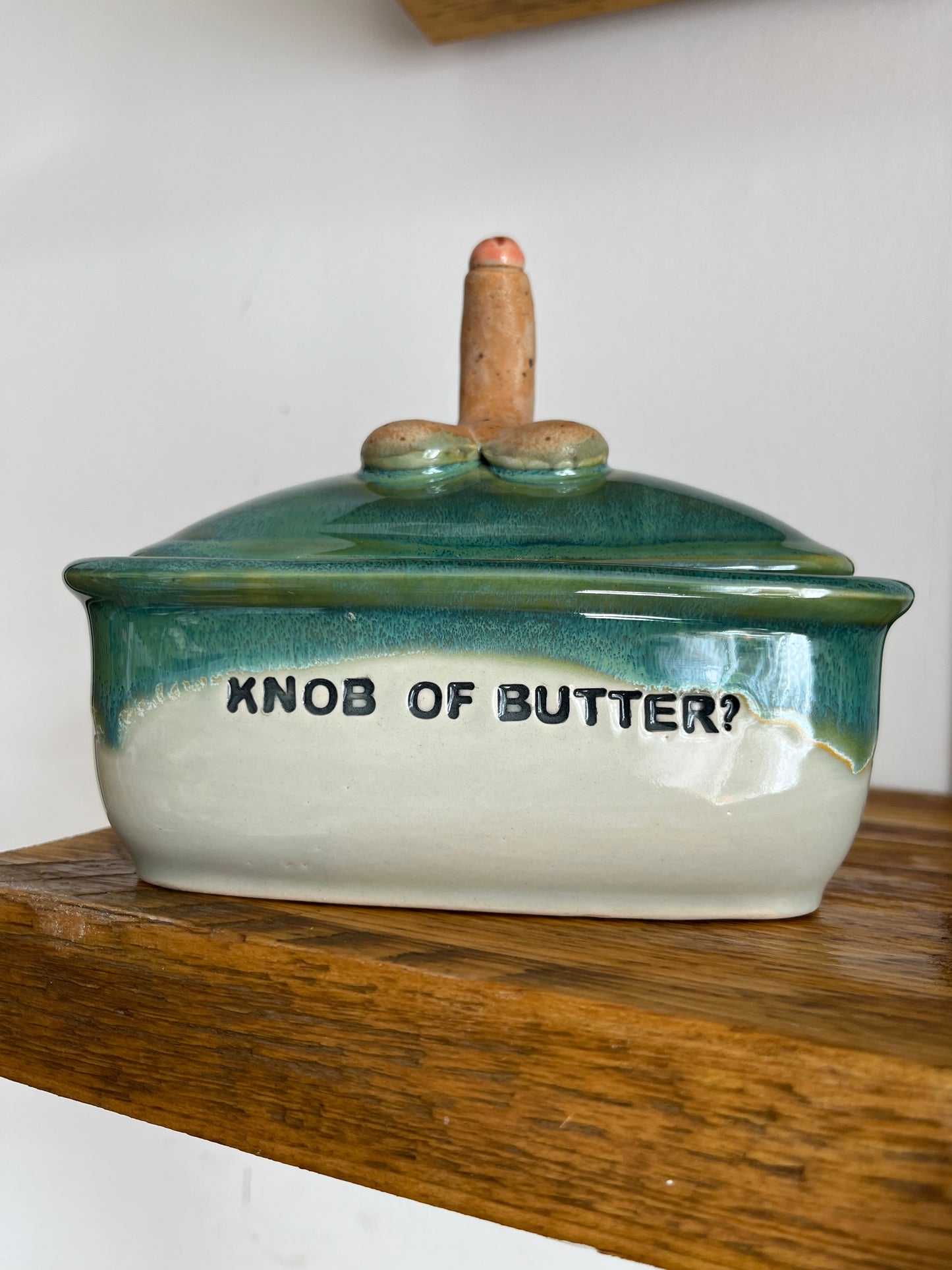 MADE TO ORDER Knob Butter Dish (8-9 weeks)