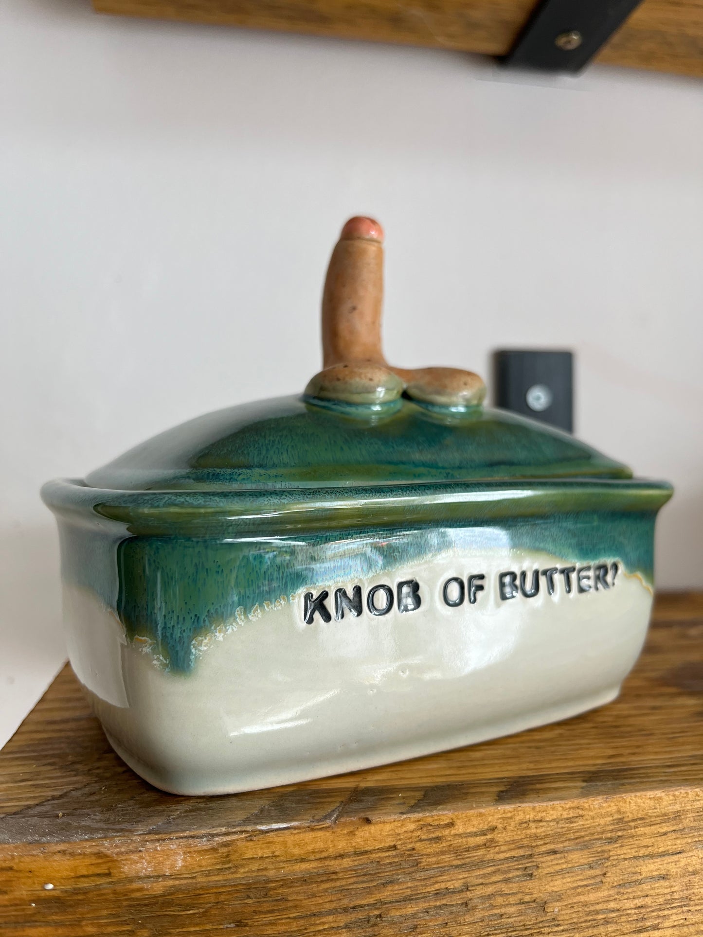 MADE TO ORDER Knob Butter Dish (8-9 weeks)