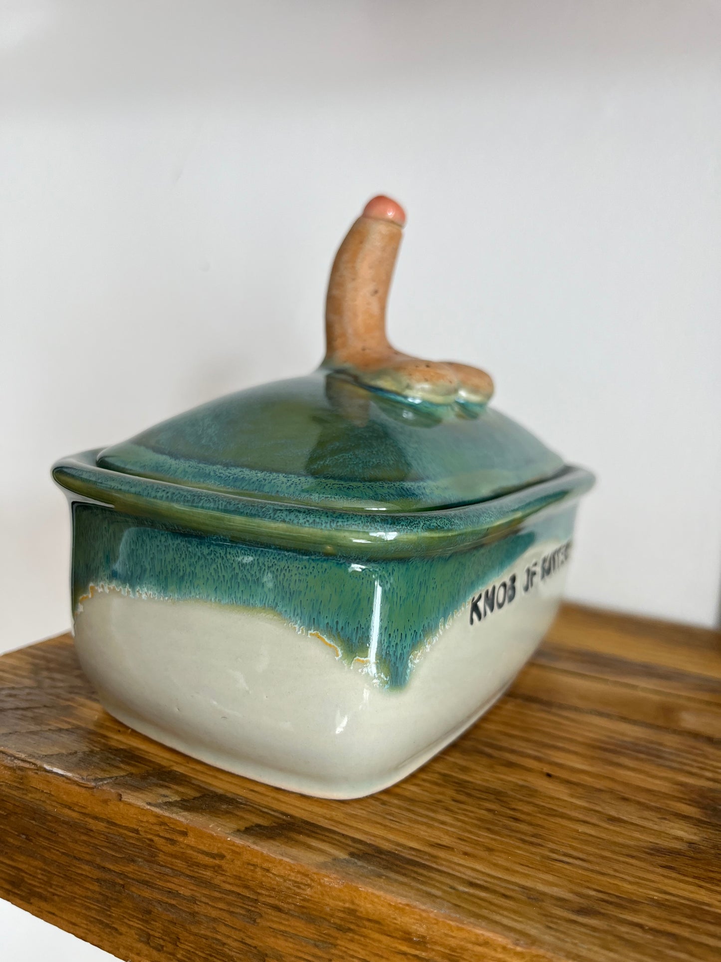 MADE TO ORDER Knob Butter Dish (8-9 weeks)