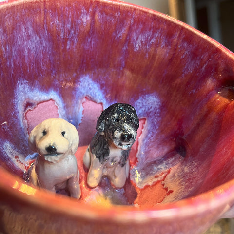 MADE TO ORDER Handmade Peekaboo Pet Mug (7-9 weeks)