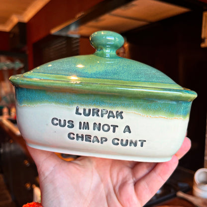 MADE TO ORDER Butter Dish  (8-9 weeks)