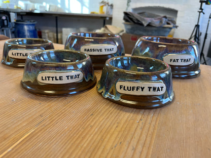 MADE TO ORDER Pet Bowls (10-12 weeks)