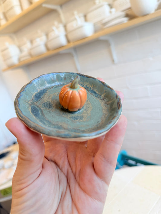 Pumpkin trinket dish