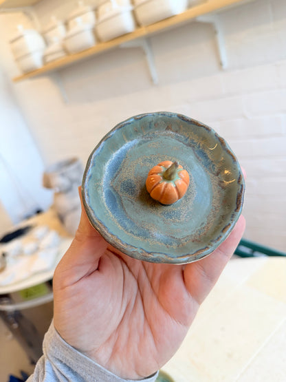 Pumpkin trinket dish