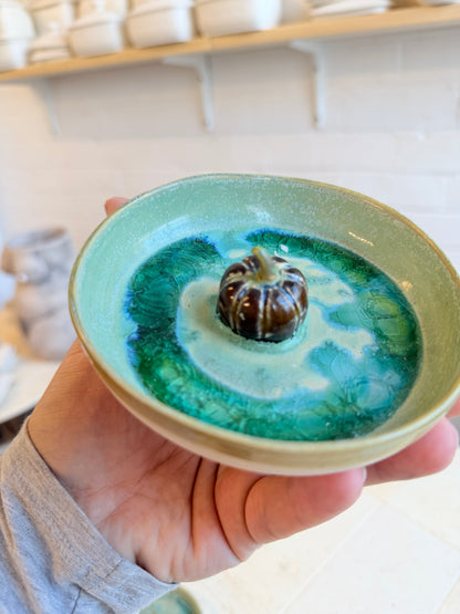 Pumpkin trinket dish