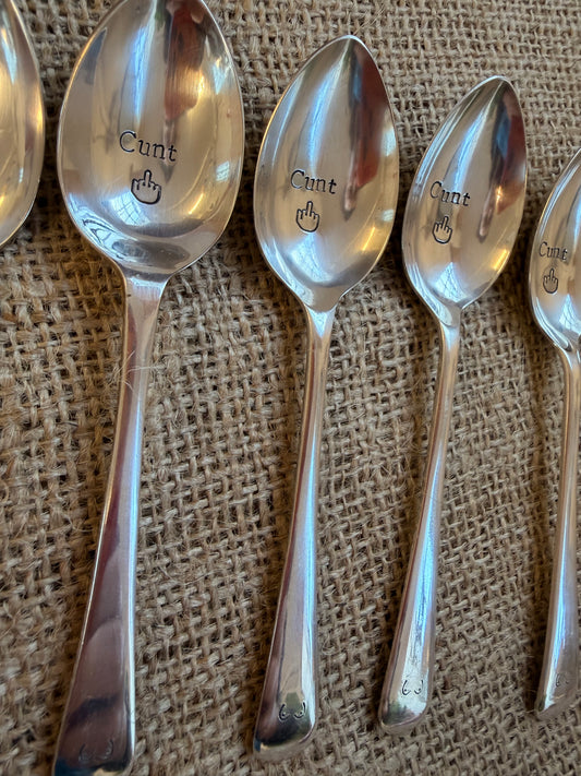 Hand Stamped Teaspoon