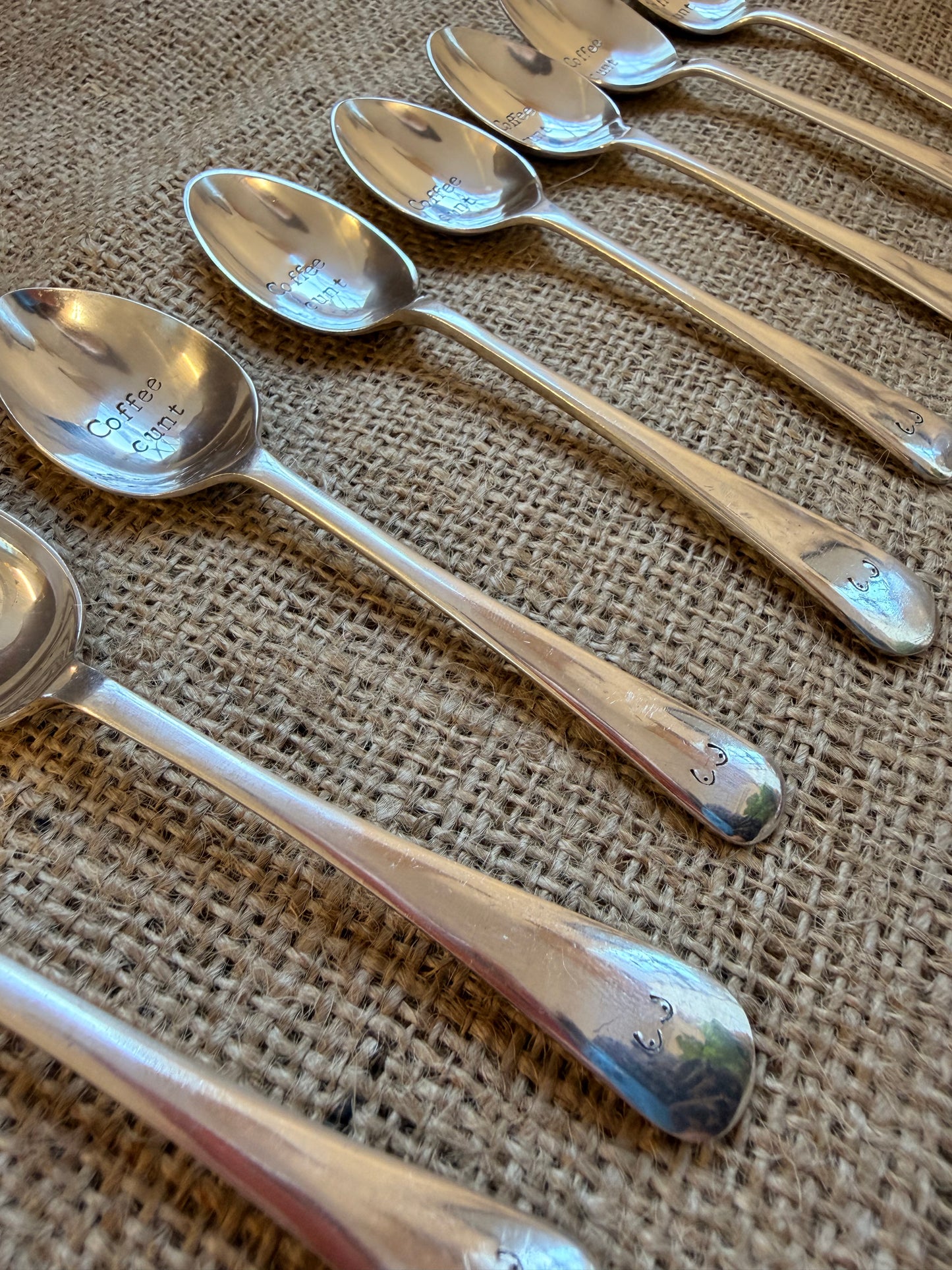 Hand Stamped Teaspoon