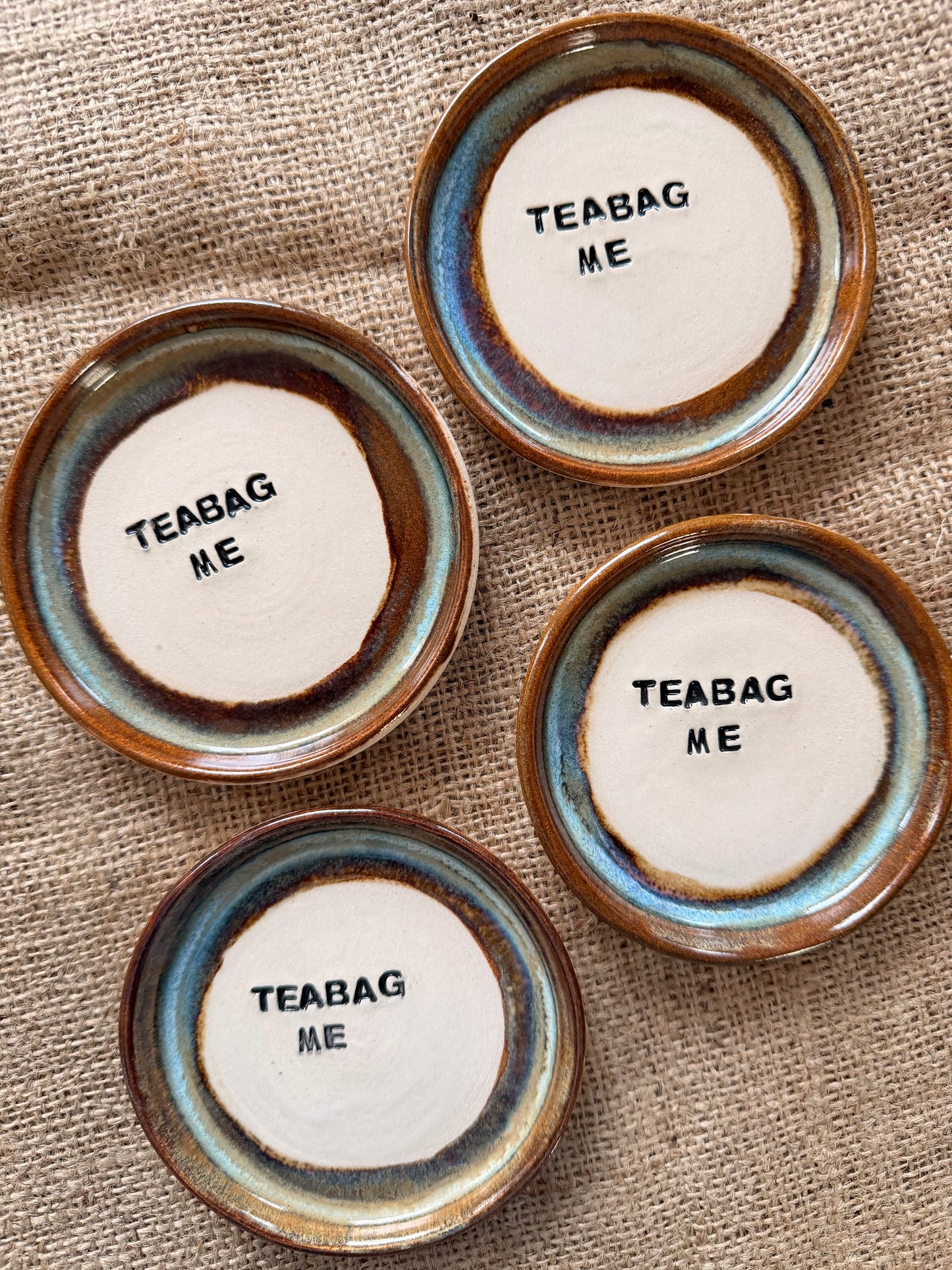 Wheel Thrown Dish - TEABAG ME