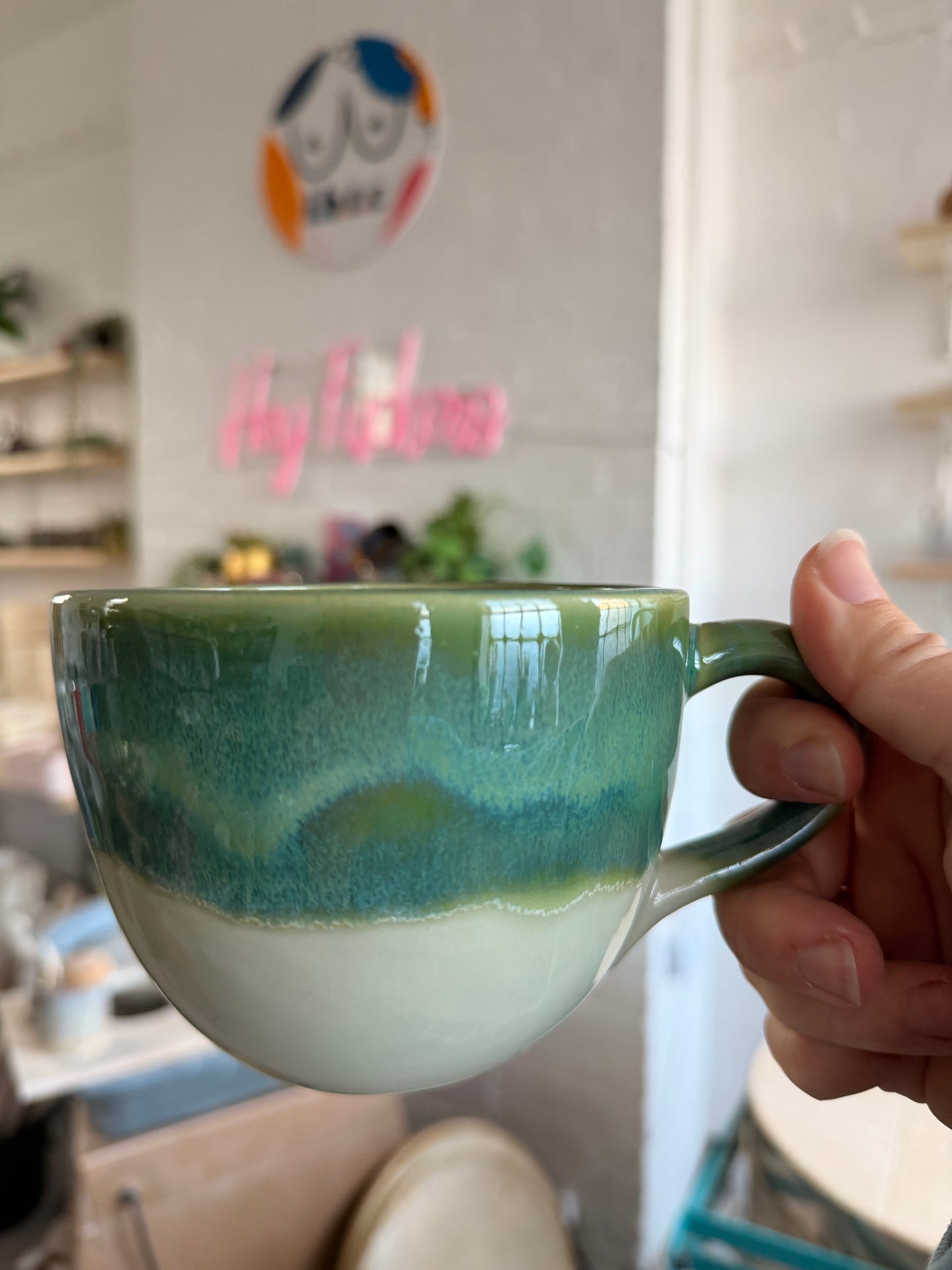 Handmade Sweary Jumbo Janice Mug  - PRICK TITS