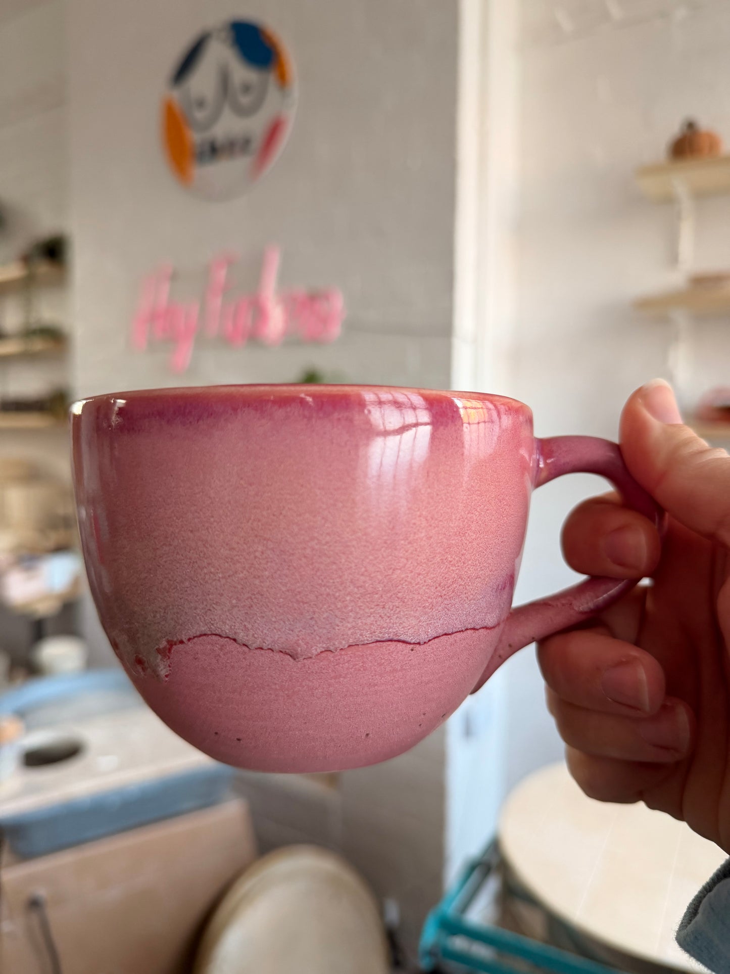 Handmade Sweary Jumbo Janice Mug  - MASSIVE CUNT!