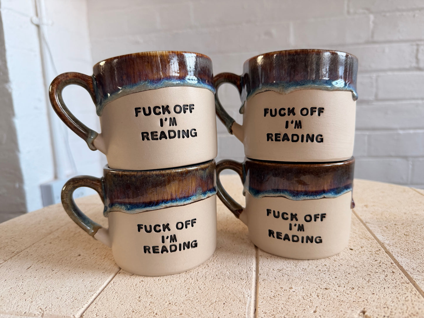 MADE TO ORDER  -  FUCK OFF I'M..... Mug (10-12 weeks)