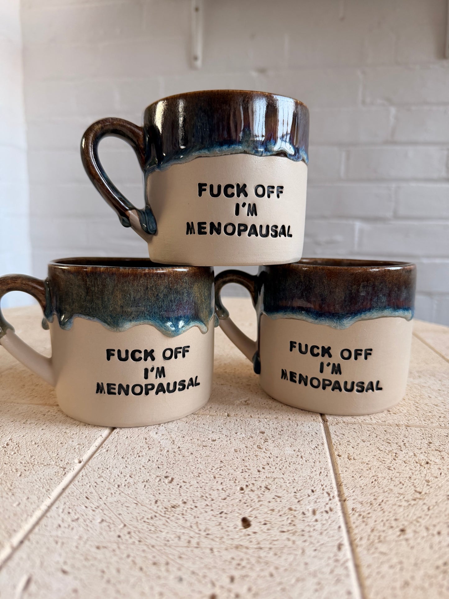MADE TO ORDER  -  FUCK OFF I'M..... Mug (10-12 weeks)
