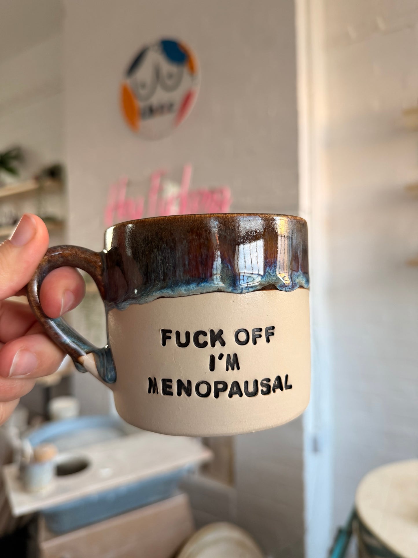 MADE TO ORDER  -  FUCK OFF I'M..... Mug (10-12 weeks)