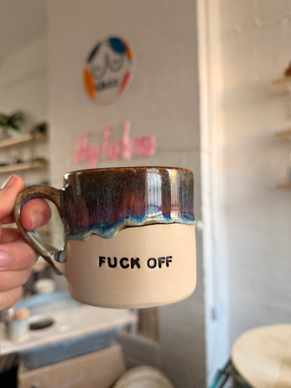 MADE TO ORDER  -  FUCK OFF I'M..... Mug (10-12 weeks)