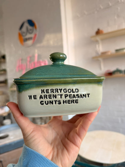 MADE TO ORDER Butter Dish  (10-12 weeks)