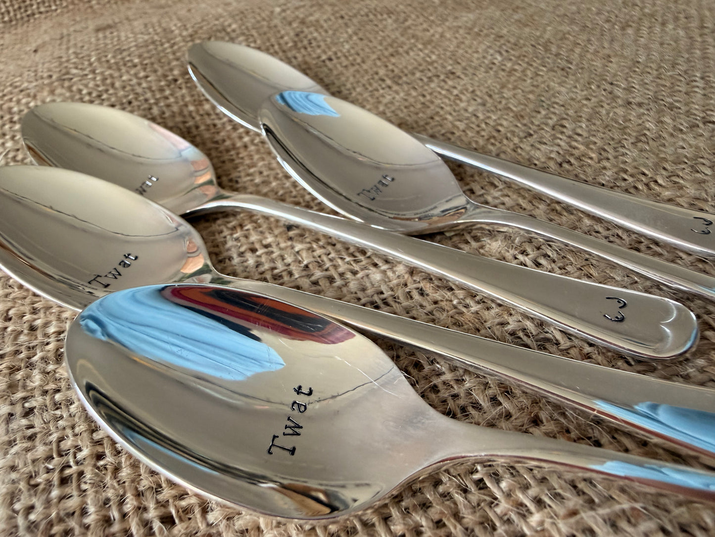 Hand Stamped Teaspoon