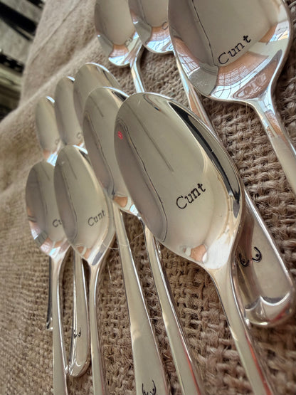 Hand Stamped Teaspoon