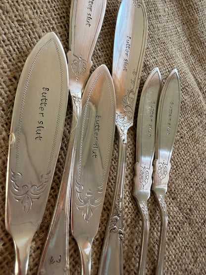 Hand Stamped Butter Knife