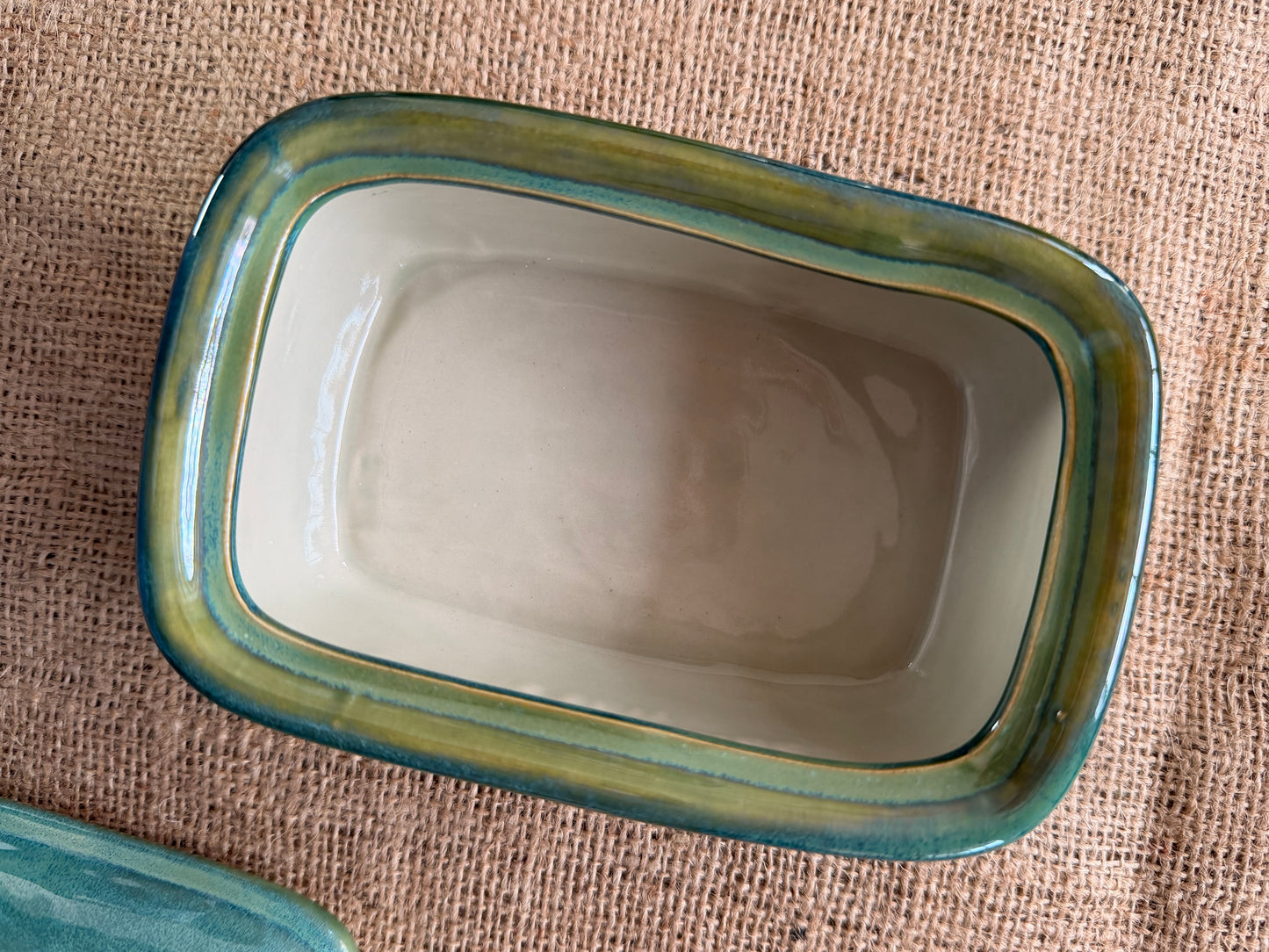 SECONDS Handmade Butter Dish - KERRYGOLD CUS EVERYTHING IS SHIT