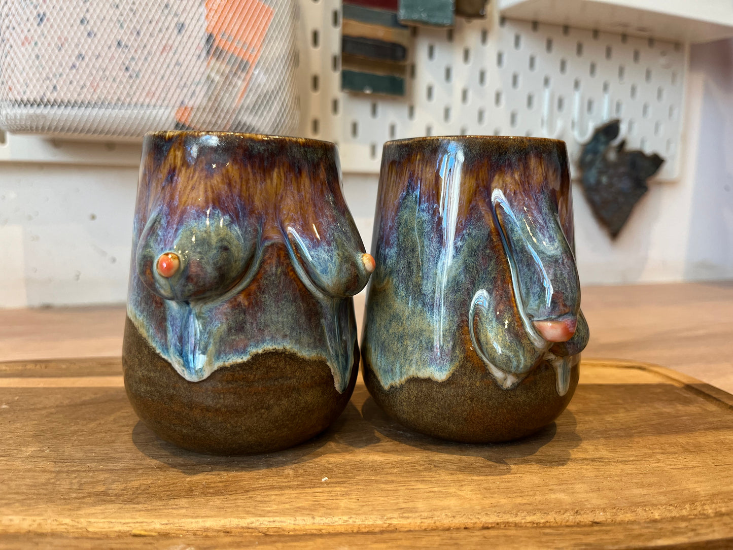 Small Handmade Lightning Penis Vase