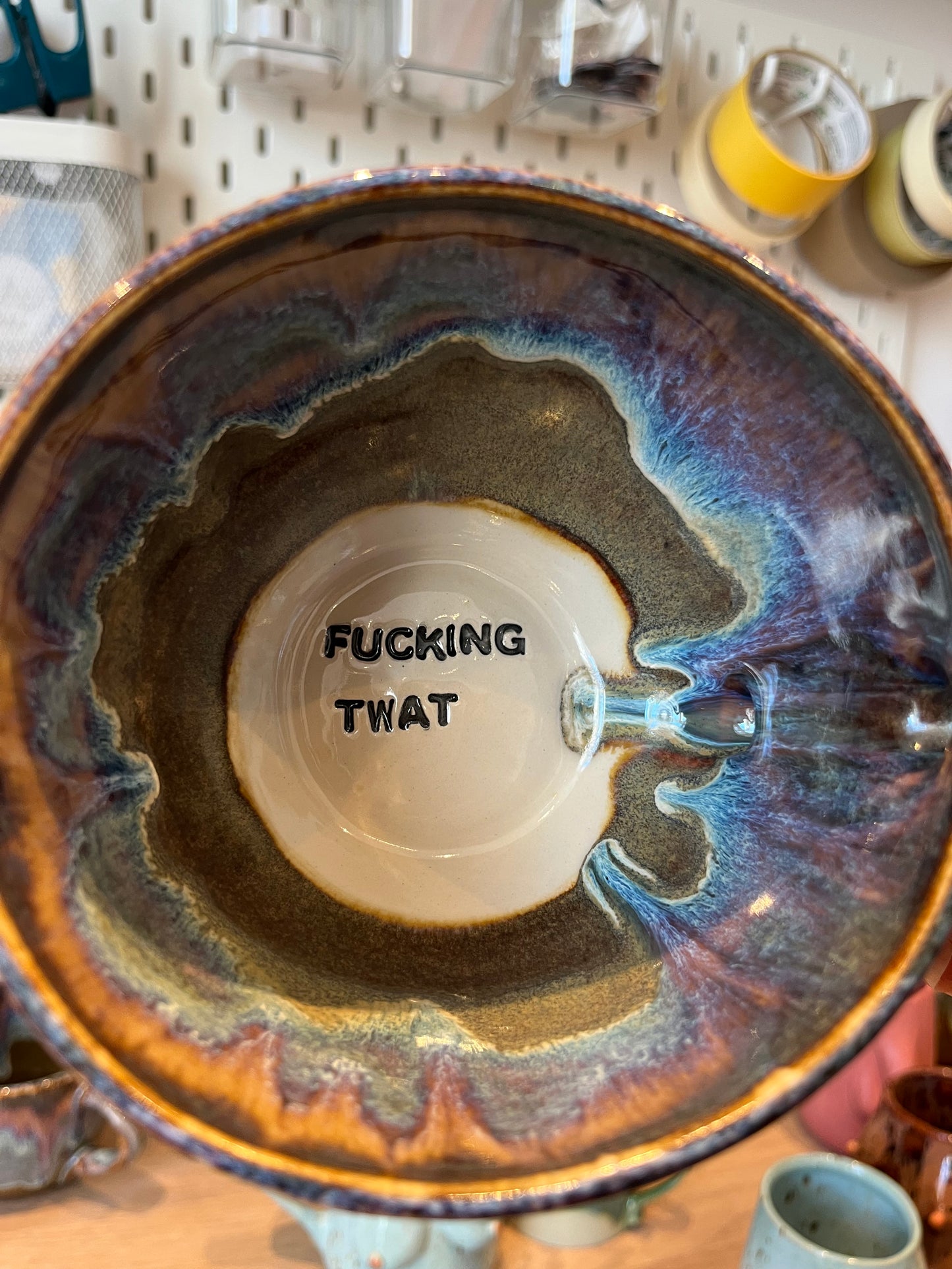 Handmade Sweary Jumbo Janice Mug  - FUCKING TWAT