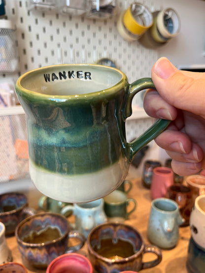 Handmade Sweary Miriam Mug  - WANKER