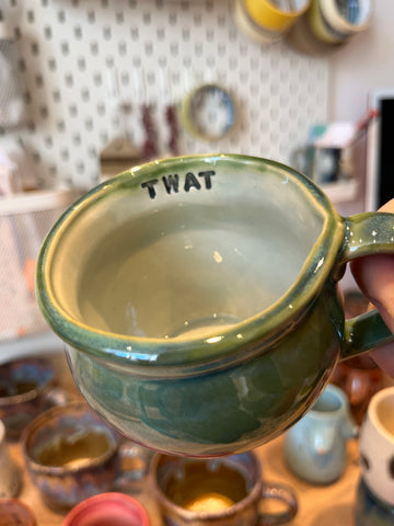 Handmade Sweary Betty Mug  - TWAT