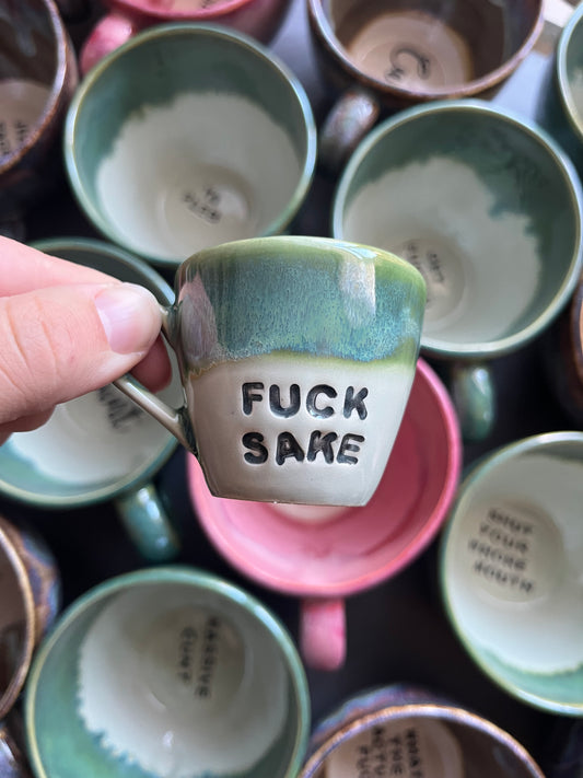 Espresso Yourself Cups - FUCK SAKE