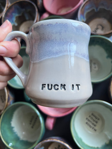 Handmade Sweary Miriam Mug  - FUCK IT