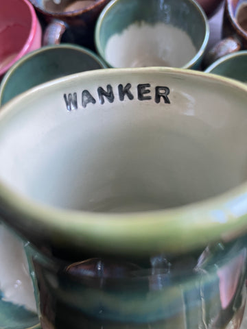 Handmade Sweary Miriam Mug  - WANKER