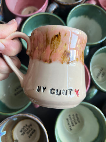 SECONDS Special Edition Valentines Mug  - with MY CUNT text