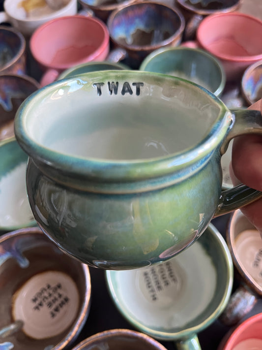 Handmade Sweary Betty Mug  - TWAT