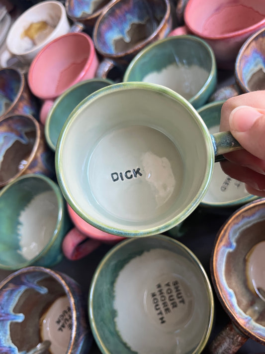 Handmade Sweary Steve Mug  - DICK