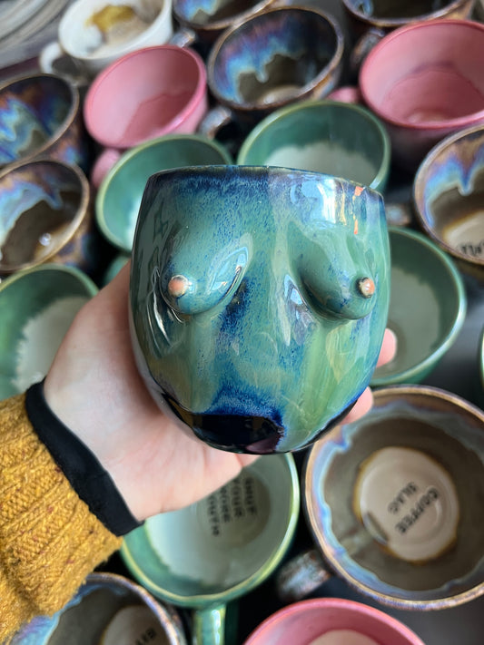 Handmade Galaxy Boob Pot/cup