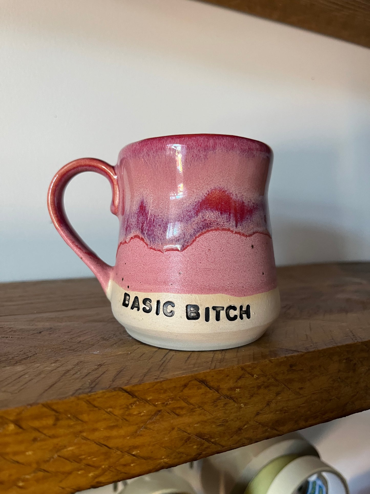 Handmade Sweary Miriam Mug  - BASIC BITCH