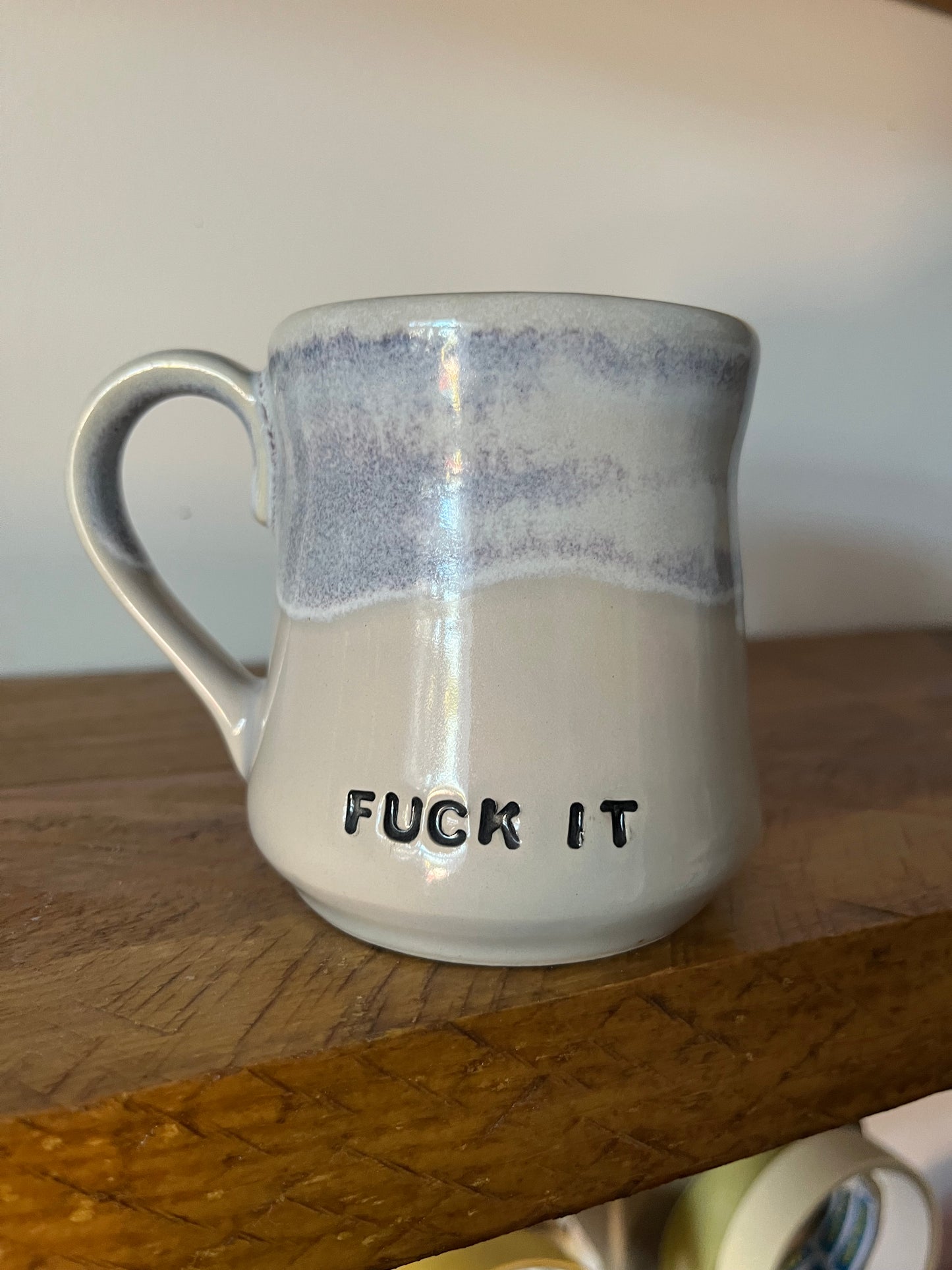 Handmade Sweary Miriam Mug  - FUCK IT