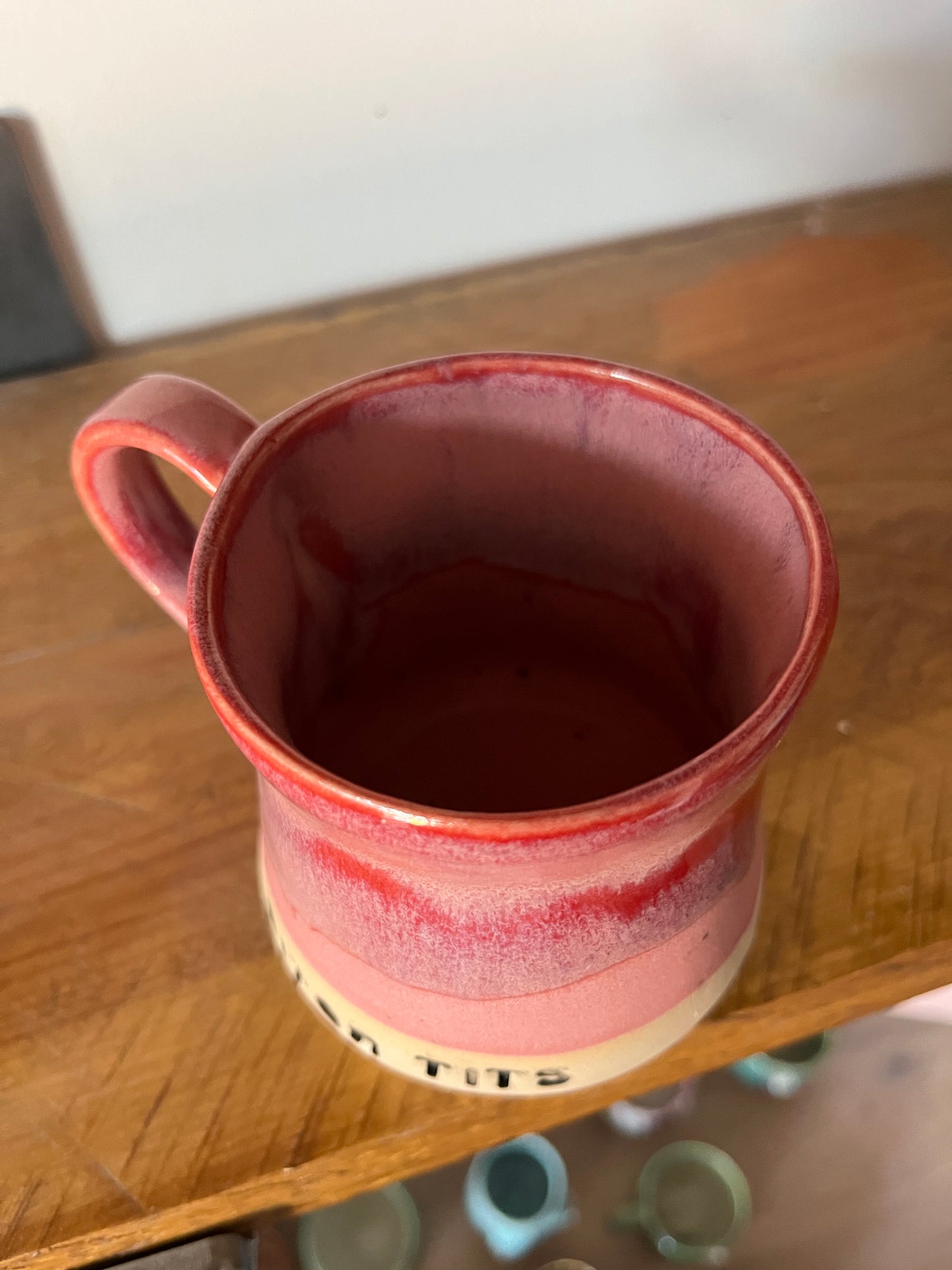 Handmade Sweary Miriam Mug  - BITCH TITS