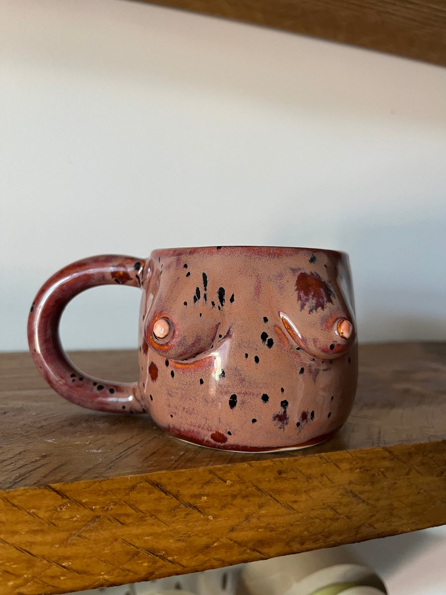 SECONDS- Wheelthrown Boob Mug