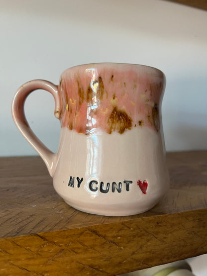 SECONDS Special Edition Valentines Mug  - with MY CUNT text