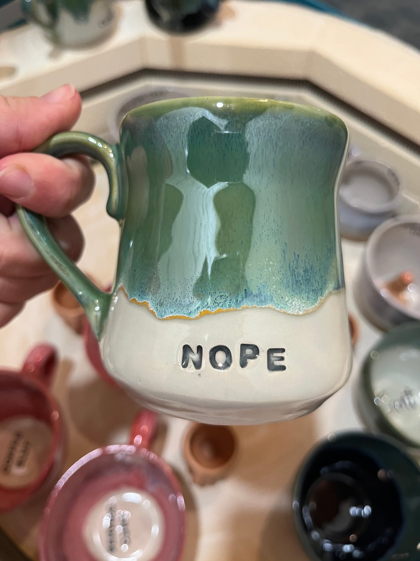 Handmade Sweary Miriam Mug  - NOPE